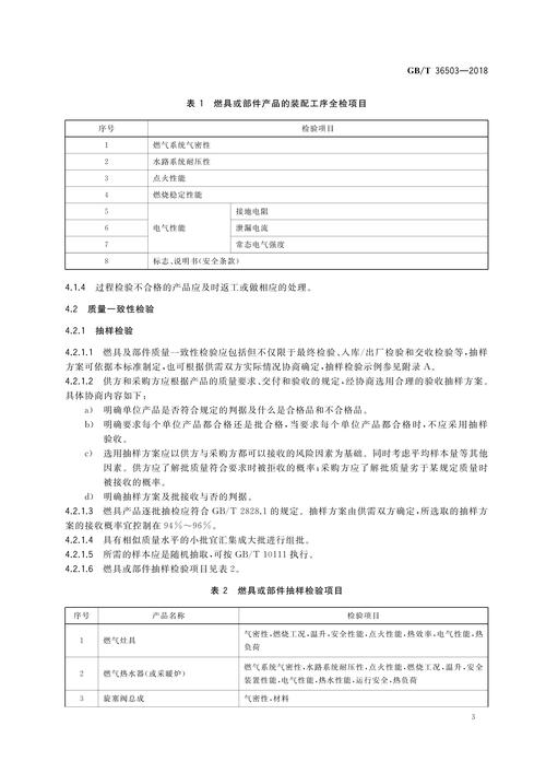 《燃气燃烧器具质量检验与等级评定》